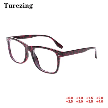 TUREZING Универсальные очки для чтения для мужчин и женщин, Прямоугольные HD Увеличительные линзы, Очки с компьютерной диоптрией, Рецептурные очки