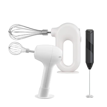 USB Электрический Взбиватель молока, Взбивалка для Яиц, 3-Скоростной/4-скоростной Миксер, Аккумуляторный Кухонный Ручной Автоматический Взбиватель Пены