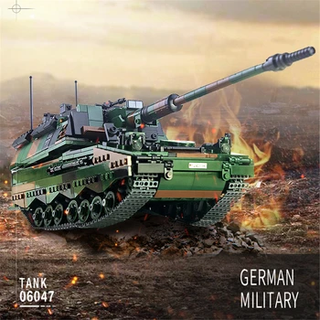 Xingbao 1345 шт. Германия Военная Танковая Серия Panzerhaubitze 2000 Самоходная Пушка Модель Строительные Блоки Кирпичи WW2 Игрушки
