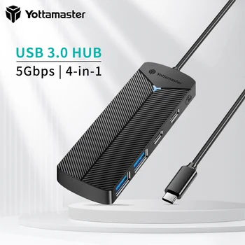 Yottamaster USB C Концентратор 4K 60Hz Type C к HDMI 2,0 RJ45 PD 100 Вт Адаптер Для Macbook Air Pro iPad Pro M2 M1 Аксессуары Для ПК USB 3,0