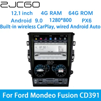 ZJCGO Автомобильный Мультимедийный Плеер Стерео GPS DVD Радио Навигация Android Экранная Система для Ford Mondeo Fusion CD391 2013 ~ 2019