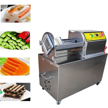 Автоматическая коммерческая машина для резки картофеля фри, машина для резки полосок для картофеля и огурцов, машина для резки картофеля фри