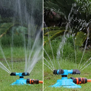 Автоматические садовые Разбрызгиватели на 360 градусов, поливающие Траву, Газон, Вращающийся Разбрызгиватель воды