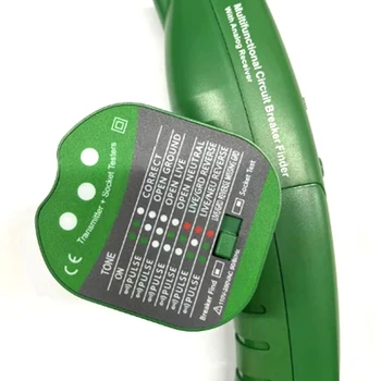 Автоматический выключатель Finder Тестер гнезд предохранителей 220 В Европейская спецификация Американский 110 В с фонариком Многофункциональный инструмент