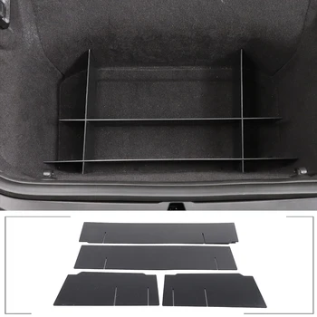 Автомобильный Разделитель для хранения в переднем багажнике, Органайзер, Перегородка для Chevrolet Corvette C8 2020-2023, ABS, Автоаксессуары
