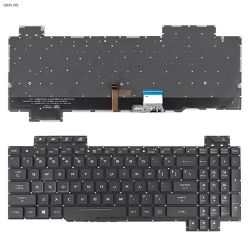 Американская Клавиатура для ноутбука Asus GL503GE GL503VD GL503VM черная с красочной подсветкой