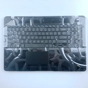 АМЕРИКАНСКАЯ клавиатура для ноутбука с Подставкой для рук Samsung NP530E5M 530E5M BA98-00957A С Тачпадом Динамик Американская Раскладка