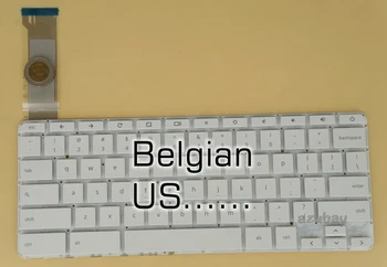Бельгийская клавиатура США для HP 14- x001nd x001tu x002nd x002tu x003nd x003tu x004nd x004tu x005tu x006tu x007tu x008tu x010nr Белый