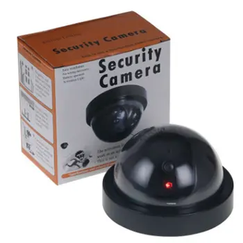 Беспроводная фиктивная поддельная камера безопасности для домашнего наблюдения Cctv Dome Indoor Outdoor False Hemisphere Simulation Camera