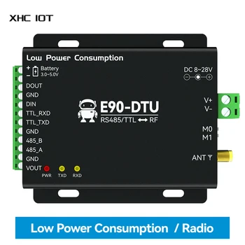 Беспроводное цифровое передающее радио RS485/TTL XHCIOT E90-DTU (400SL30L) с низким энергопотреблением 30 дБм 10 км Modbus Slave Polling LoRa Radio