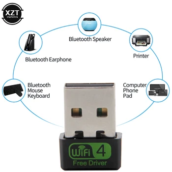 Беспроводной USB WiFi Адаптер 150 Мбит/с Бесплатный драйвер wi-fi Dongle Сетевая карта ПК Realtek RTL8188GU Lan USB Ethernet Приемник Переменного тока