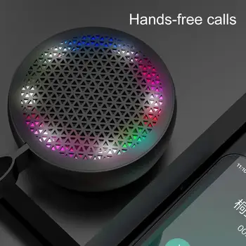 Беспроводной динамик с высококачественным эффектом объемного звучания с окружающим освещением, Bluetooth-совместимый стереодинамик 5,0 для магазина