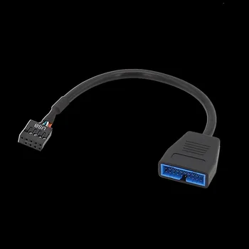 Встроенный в материнскую плату кабель-адаптер USB 2.0 9pin к USB 3.0 20pin, материнская плата с 20-контактным разъемом USB 3.0 к 9-контактному соединительному кабелю USB 2.0