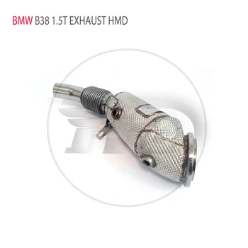 Выпускная система HMD Высокопроизводительный Водосточный Патрубок для BMW 218i 220i F22 F23 B38 Двигатель 1,5 Т Коллектор Каталитического нейтрализатора
