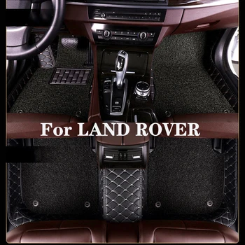 Высококачественный Индивидуальный Двухслойный Съемный автомобильный коврик с Ромбовидным Рисунком Для Автозапчастей LAND ROVER Defender 90 LR3