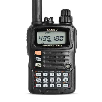 Двухдиапазонный приемопередатчик YAESU VX-6R UHF VHF Радио IPX7, мобильная рация