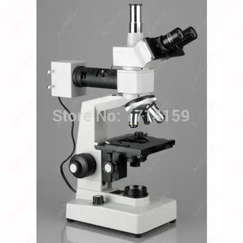Двухсветовой металлургический микроскоп-AmScope Поставляет 40X-2000X Двухсветовый металлургический микроскоп + 9-мегапиксельная цифровая камера