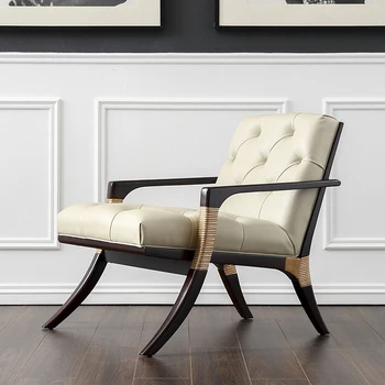 деревянный диван-стул, одноместный диван-креселкоммерческий отель использует новейший элегантный деревянный шезлонг