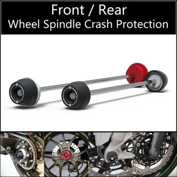Для Ducati Streetfighter V2/Streetfighter V4/S/SP/SP2/2012-2023 Защита шпинделя переднего заднего колеса от столкновения