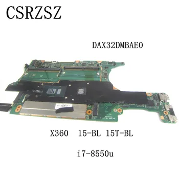 Для HP Spectre X360 15-BL 15T-BL материнская плата ноутбука DAX32DMBAE0 с i7-8550u Тест процессора хороший