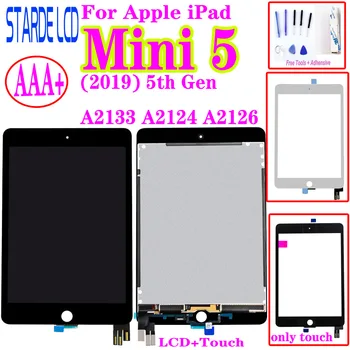 Для iPad Mini 5 ЖК-дисплей Сенсорный Экран Для iPad Mini 2019 Mini5 5-го поколения ЖК-дисплей с сенсорным экраном, Матричный Дигитайзер A2124 A2126 A2133