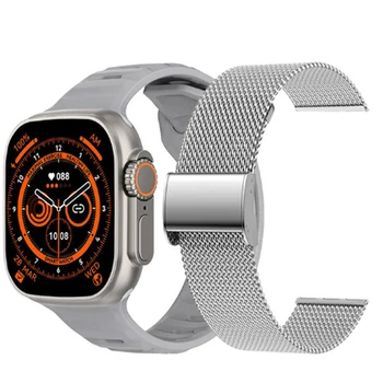 Для iPhone 14 13 12 11 XS XR Смарт-Часы Мужские AI Голосовой Ассистент 2,0 Дюймов Деловые Часы ECG + PPG Smartwatch Мужские GPS Спортивные Часы