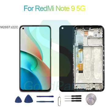 Для RedMi Note 9 5G Замена экрана Дисплея 2340*1080 M2007J22C Для RedMi Note 9 5G Сенсорный ЖК-Дигитайзер