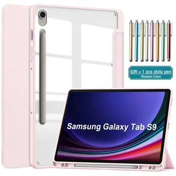 Для Samsung Galaxy Tab S9 + 2023 S8 S7 S9Plus FE 12,4-дюймовый Чехол Задняя крышка Планшета Для Tab S7 S8 11 