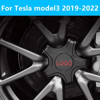 Для Tesla model3 2019-2022, Декоративная накладка на ступицу колеса, украшение центра ступицы колеса, крышка, внешняя отделка, автомобильные аксессуары