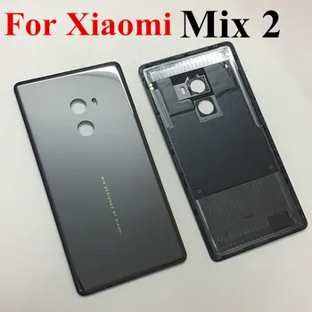 Для Xiaomi MiX2 Керамическая крышка батарейного отсека mix 2 Задняя дверь Задняя крышка корпуса Замена чехла для xiaomi mi mix2 Крышка батарейного отсека