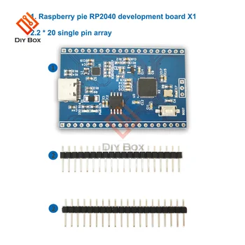 Для платы разработки Raspberry Pie RP2040 32 Мбит FLASH RP2040, двухъядерный процессор Micropytho