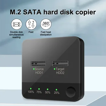 Док-станция M.2 SATA Type C для подключения SSD-накопителя SATA к внешнему жесткому диску, поддержка автономного клонирования дубликатора