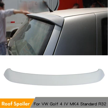Задний Спойлер на крыше для Volkswagen VW Golf 4 IV MK4 Standard R32 1998-2004 PU Неокрашенный Серый Спойлер на окно