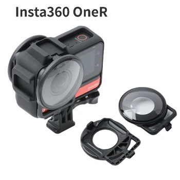 Защитная пленка для объектива Insta360 OneR, передняя и задняя защитные крышки, Защитный рукав, Аксессуары для спортивной камеры от столкновений