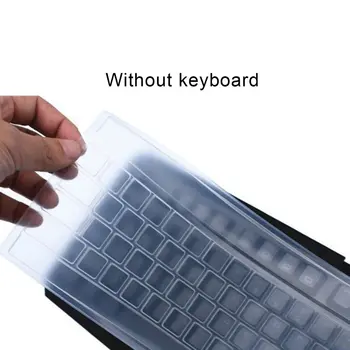 Защитный чехол для беспроводной механической клавиатуры, универсальный пылезащитный чехол, Вогнуто-выпуклая прозрачная пленка, водонепроницаемая