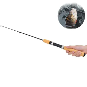 Зимняя удочка для подледной рыбалки с катушкой 55/65/75 см, выдвижные мини-фидерные удочки, набор пластиковых колес, катушка для подледной рыбалки