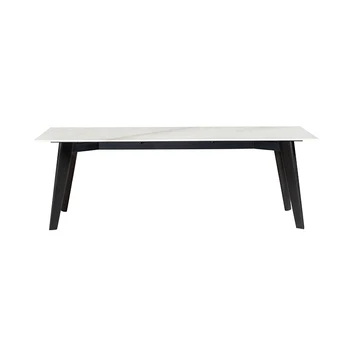 Индивидуальный Итальянский минималистский обеденный стол из натурального мрамора прямоугольный минималистичный современный небольшой обеденный стол из массива дерева