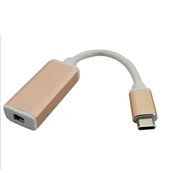 Кабель-адаптер USB-C Type C USB 3.1 к Mini DisplayPort DP 1080P Для монитора с Алюминиевым Корпусом Для mbook'а ChromeBook Pixel