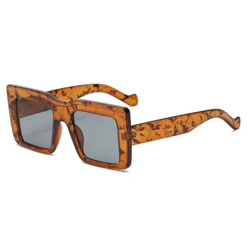 Квадратные женские солнцезащитные очки Мужские негабаритные брендовые солнцезащитные очки в большой оправе Винтажные роскошные модные очки оттенков UV400 Женские очки