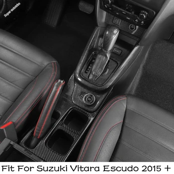 Кнопка Запуска двигателя/Динамик на Передней стойке/Отделка Крышки переключения передач Аксессуар Из Углеродного волокна Для Suzuki Vitara Escudo 2015-2022