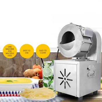 Коммерческая Электрическая Овощерезка Slicer Автоматическая Машина Для Измельчения Картофельных чипсов procesador de alimentos