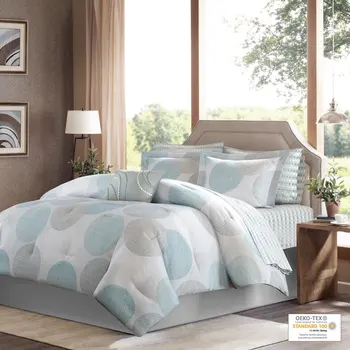 Комплект постельного белья Cabrillo Bed in a Bag, синий, Калифорния