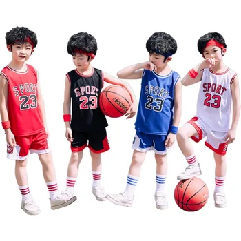 Комплект спортивной формы для студенческого футбола, детские спортивные майки, трикотажные костюмы для баскетбола команды мальчиков, комплект футбольной одежды, комплект униформы