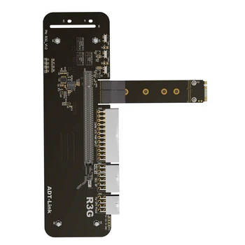 Кронштейн для внешней графической карты Для ноутбука M 2 Key GPU Stand с PCI-E 3 0x4 Компьютерный Аксессуар 0 5m