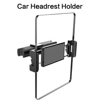 Кронштейн для мобильного телефона в автокресле, универсальный подголовник для заднего сиденья, металлический выдвижной кронштейн для автомобильного планшета