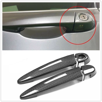 Крышка дверной ручки автомобиля из углеродного волокна с умным отверстием для ключа BMW F22 F23