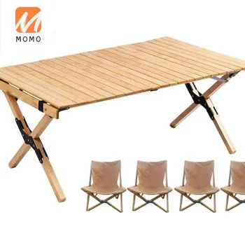 Маленькие складные столы для пикника, Складной Коричневый походный кухонный стол, Большой стол для кемпинга