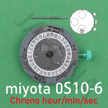 механизм 0s10 Хронограф miyota 0S10-6 6/9/12 японский механизм может включать функцию тахометра. miyota OS10