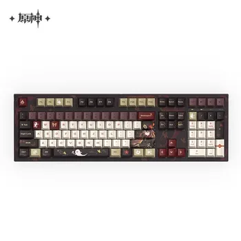 Механическая клавиатура HU TAO 108 клавиш 87 клавиш Genshin Impact Game Официальный Новый Предварительный заказ Игровой периферийной коробки Switch Подарок на Хэллоуин