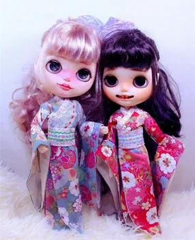 Милая Кукла Блит, Одежда-Кимоно С Цветочным Узором, Кукольная Одежда Ob22 Для Тела Куклы Licca Azones Ob24 Ob27